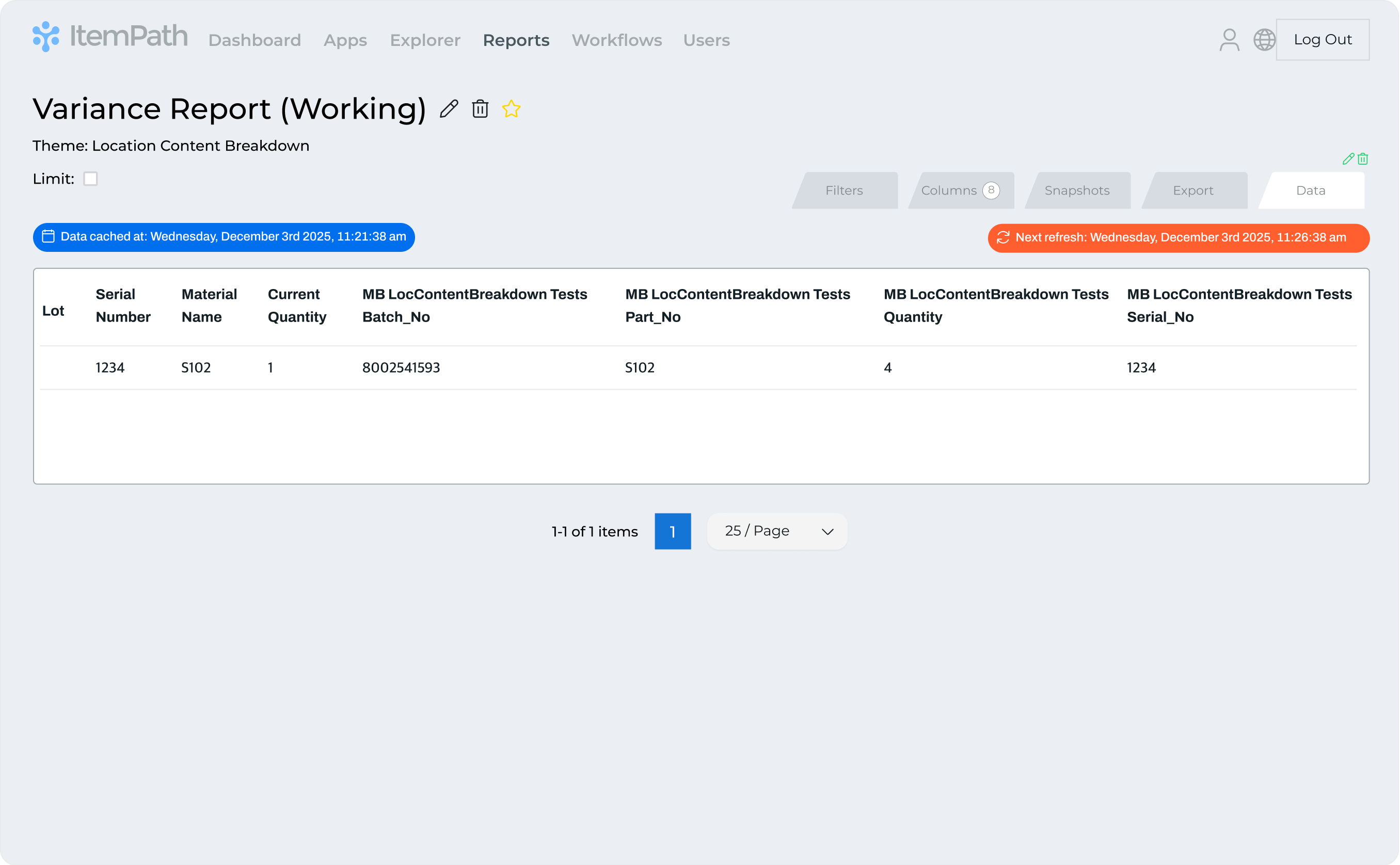 7000 Variance Illustration