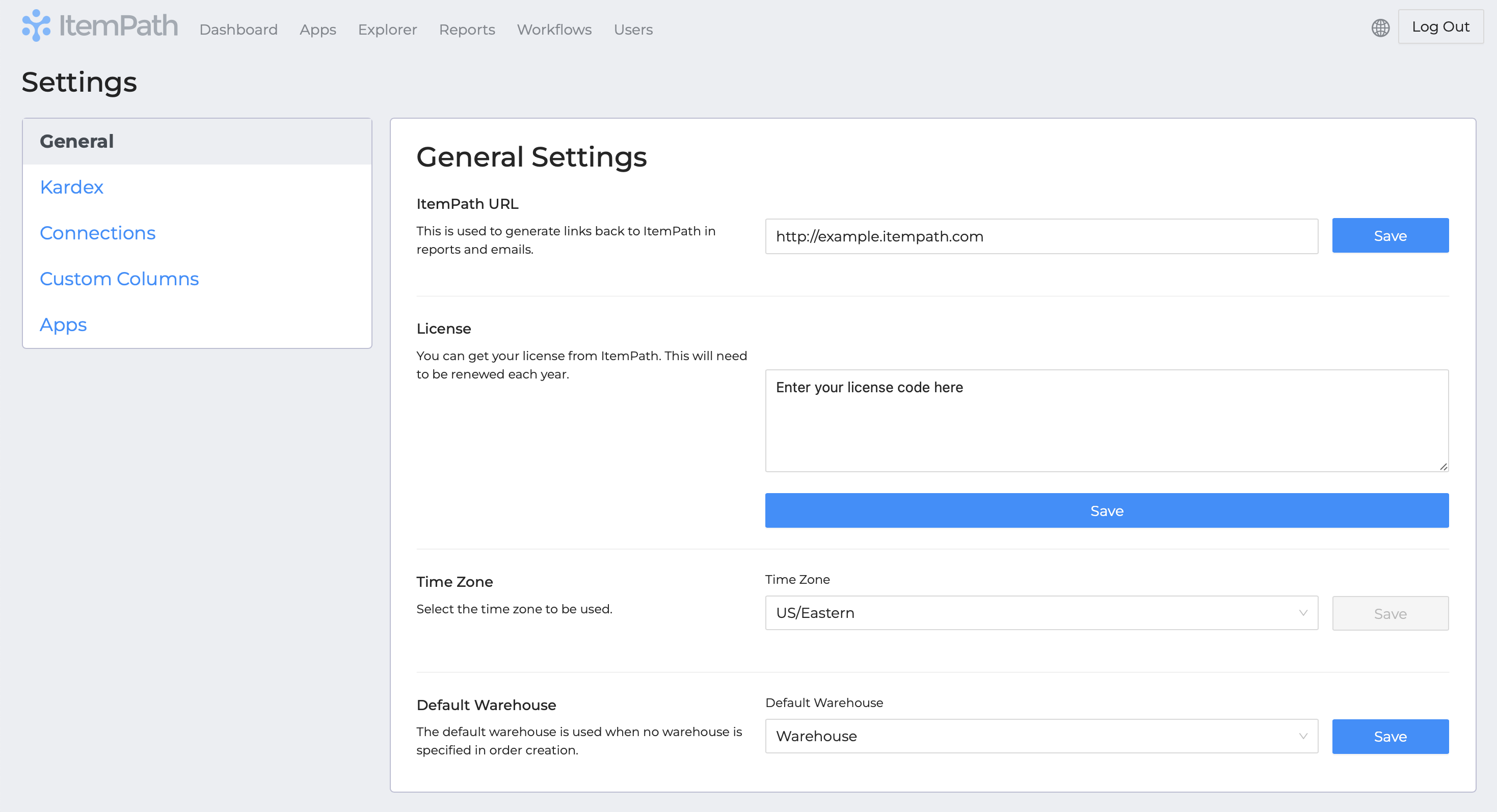 General Settings