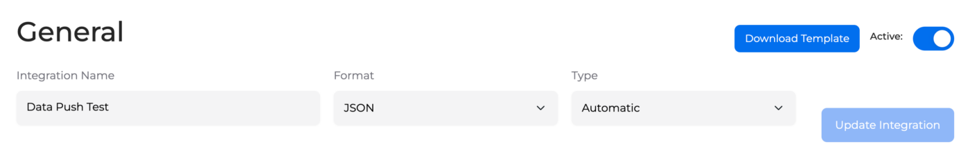 Item Path 3 Activate Data Push Integration