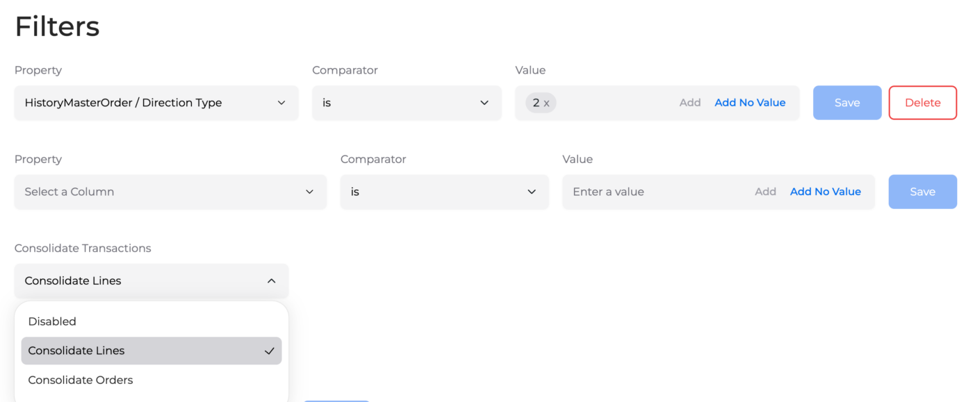 Item Path 3 Consolidate Lines