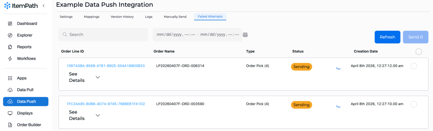 Item Path 3 Retry Failed Attempts 2