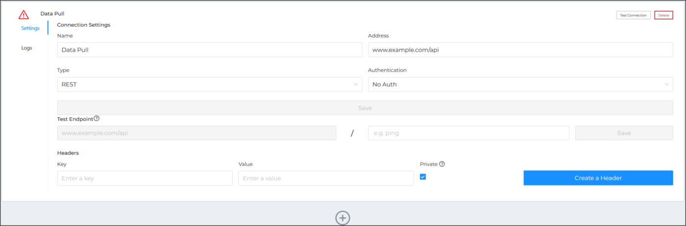 Item Path data pull connection