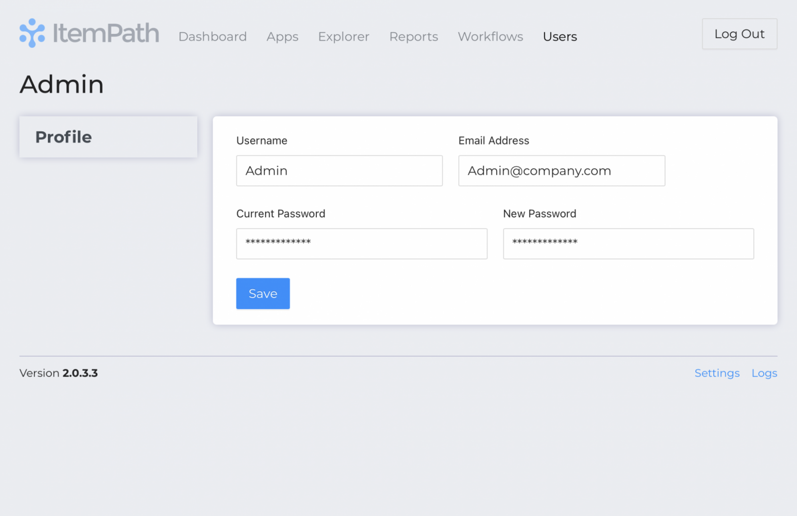 User profile